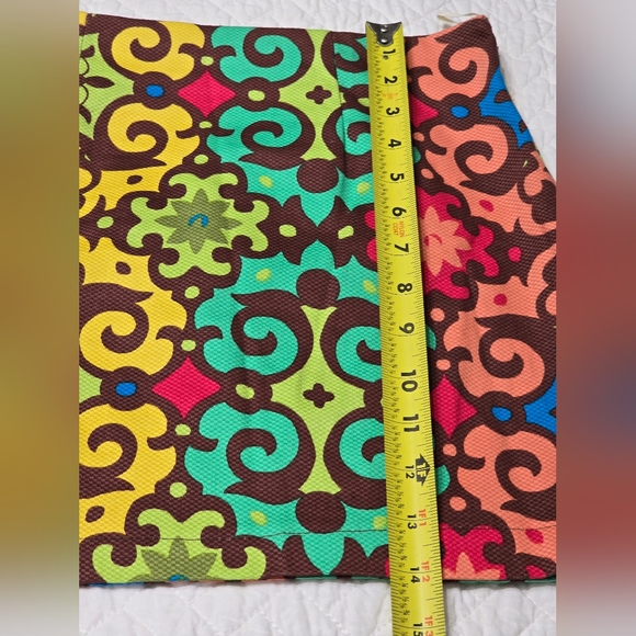🤩Host Pick❤️Judith March Multi-Patterned Mini-Skirt Women's Small - Picture 4 of 11